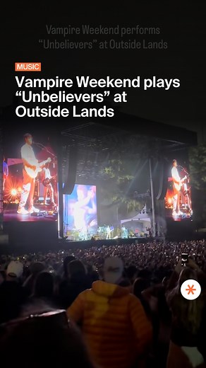 Secret San Francisco on Instagram: "@vampireweekend opened and closed the Twin Peaks stage at Outside Lands this weekend! ❤️ The band performed their hit “Unbelievers” to the massive crowd during their second set.✨ #mysecretsf #concerts"