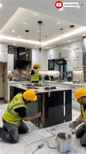 You Won’t Believe This Kitchen Transformation 😱➡️😍 | Full Timelapse#viral #ai