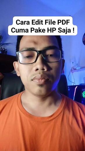 66K views · 1K reactions | Cara Edit File PDF Cuma Pake Hp saja ! #tutorial #tipsdantrik #pdf | Kendedes Komputer | Facebook