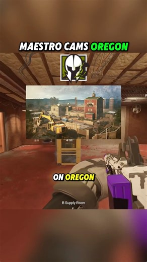BEST Maestro Site Setup Oregon Basement R6! #rainbowsix #siege #r6 #clips #shorts #gaming #r6siege