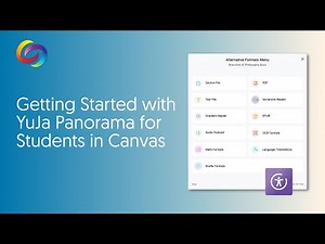 Getting Started With YuJa Panorama for Students in Canvas