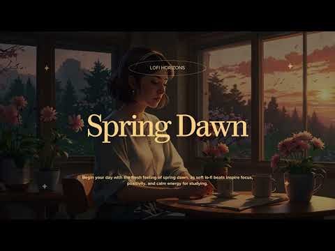 🌅🌸[1hr]Spring Dawn LoFi – Gentle Morning Beats 📖🌼