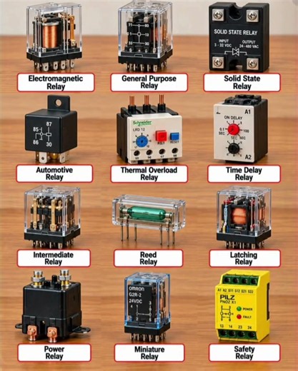 Electrical Relays Guide – Comprehensive Overview of 12 Types of Relays and Switching Modules