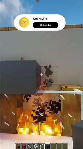 Minecraft Modern Fireplace 🔥