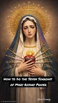🩵 How to do the Seven Sorrows of Mary Rosary Prayer 🩵