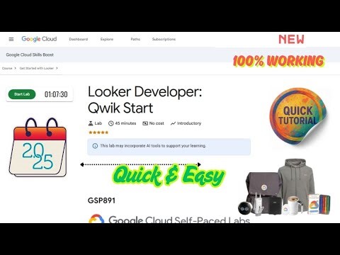 Looker Developer: Qwik Start || GSP891 || Complete Guide || #qwiklabs #arcade #cloudskillsboost