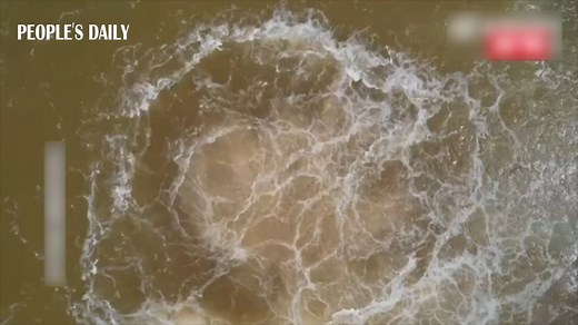 2.4K views · 159 reactions | The beautiful Aiken Spring, which flows continuously from the vast Gobi Desert in NW China's Qinghai, resembles a magnificent eye of the Earth from above. | People's Daily - Hong Kong | Facebook