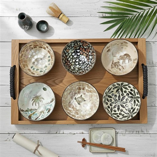 Handmade Coconut Shell Bowl Seashell, Natural Wooden Key Dish Salad Serving Bowl, Eco-friendly Home Decor, Rustic Bohemian Catchall Tray - Etsy