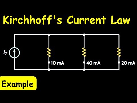 Kirchhoff's Current Law (KCL) Solved Example Problem | Electrical Engineering