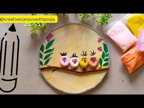 Clay Art For Beginners|DIY Wall Hanging Crafts|Angry birds Wall Decor crafts #diy #clay #craft