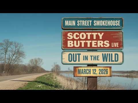 🎸 Live Acoustic Music: Out in the Wild | Scotty Butters at Main Street Smokehouse | Mendon, MI