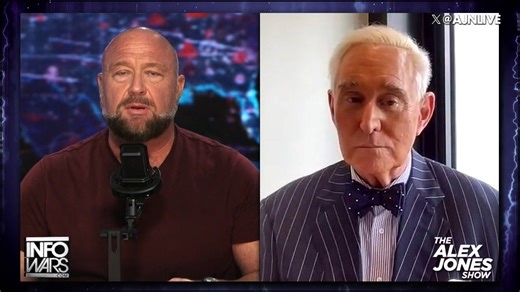 On Infowars, Roger Stone breaks the news that Tulsi Gabbard is Trump's pick for director of national intelligence