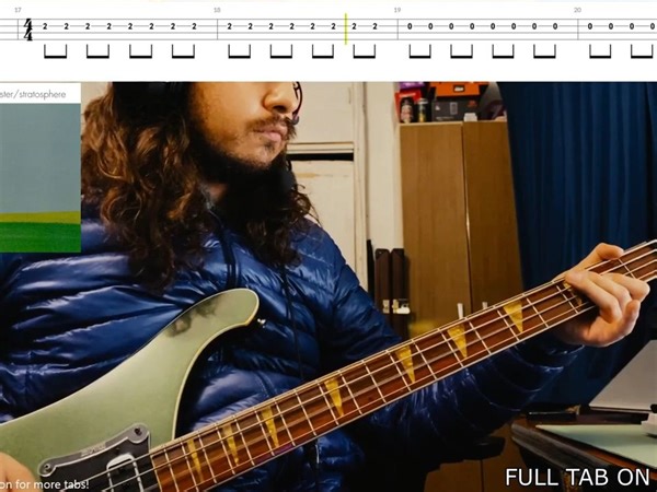 Duster - Inside Out (Bass Cover) _ WITH TABS