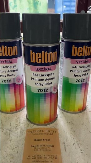 RAL 7012 Basaltgrau Belton bei Farben Frost Hamburg www.farben-frost.de