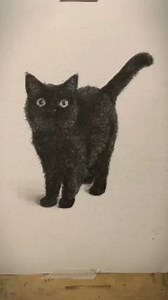 ❤️✏️ How to Draw a Black Cat | Pencil Drawing #pencildrawing #pencilart #howtodraw #sketch #art | PencilArt