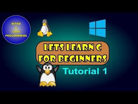 Lets Learn C for Beginners - Video 1