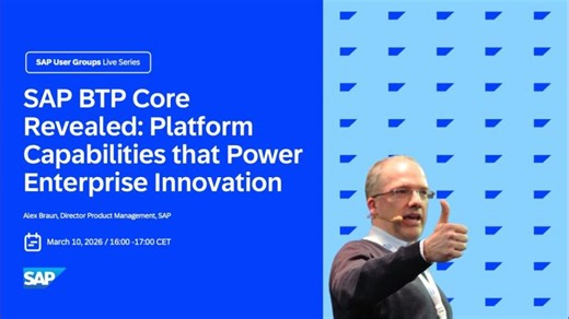 SAP BTP Core Revealed: Platform Capabilities that Power Enterprise Innovation 💫 | Tania Dinnendahl