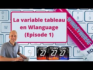 157.TUTO WINDEV La variable tableau.