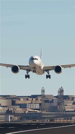 MSFS2020 | Air France Boeing 787-9 Smooth Landing in Dubai Airport | Ultra Realistic Short