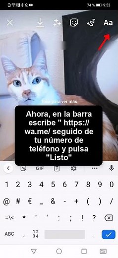 🔗 Cómo PONER LINK de WhatsApp en instagram Stories ✔️ #Shorts