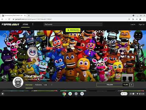 how to get fnaf world on a chromebook
