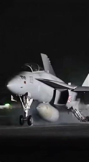 Super Hornet Landing Gear Shears During Hard Night Ramp Impact On Pitching Deck