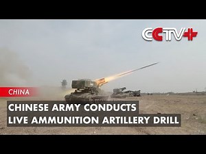 Chinese Army Conducts Live Ammunition Artillery Drill