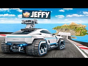 Jeffy Jumps TESLA SUPERCARS Across ENTIRE MAP In GTA 5!