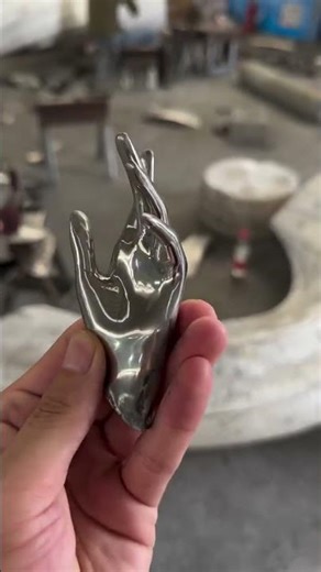 Hand-Crafted Chrome: Metal Art Process 🖐️✨