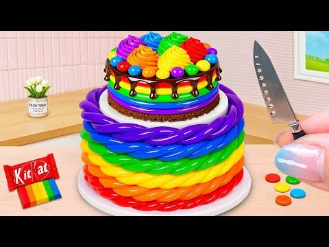 Sweet Rainbow Chocolate Cake Decorating 🌈 ASMR Cake Recipes ✨ Creative Cakes Corner