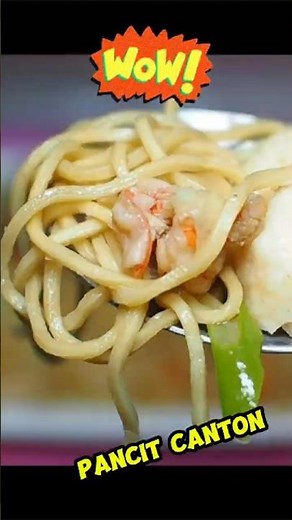 This Pancit Canton Recipe Always Disappears First 🍜🔥 | Easy Filipino Noodles #shorts