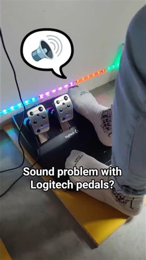 Logitech pedal sound problem?🔊😤 #logitechg29 #steeringwheel #simracing #g29 #xbox #ps5 #gaming
