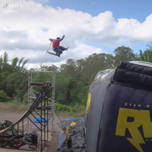 The doctor said I should’ve died. If my pants didn’t get caught in the wheel, I would’ve landed it…