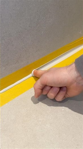 Applying silicone sealant in the bathroom | Advertisement #bathroomrenovation #diy