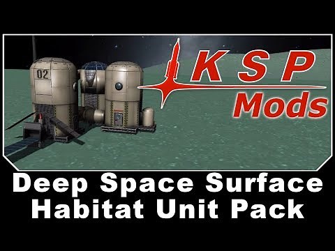 KSP Mods - Deep Space Surface Habitat Unit Pack