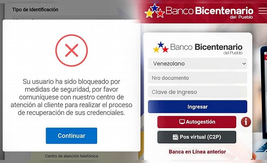 Banco Bicentenario: ¿cómo desbloqueo mi usuario en la plataforma web?