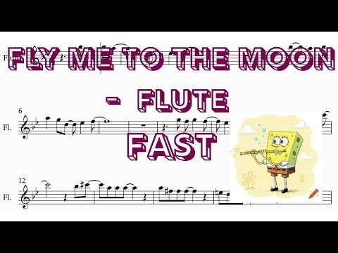 FLY ME TO THE MOON - FLUTE Melody