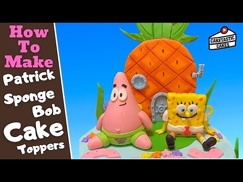 Patrick and Spongebob Cake Tutorial How to Make Spongebob Squarepants Cake Tutorial Cake Decorating