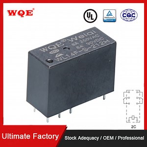 [Hot Item] Auto Relay 12V 5A 8A 250VAC 30VDC Automotive Mini PCB Power 1A 2A 1c 2c High Heat Resistance Relay for Car
