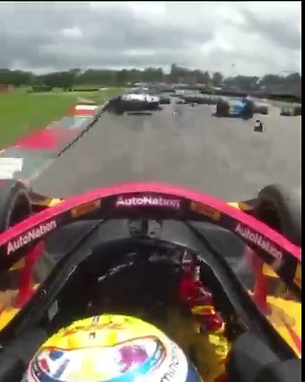 This late race sequence 🫣 | NTT INDYCAR SERIES