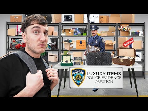 Buying Designer Items From A Police Auction for CHEAP