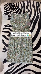 One of my best ever vintage finds! Love Gene Shelly beaded dresses from the 1960s | The Dress Fiend