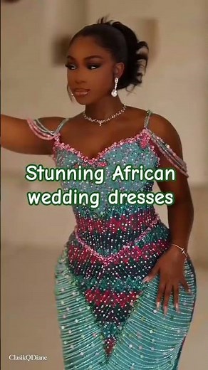 "God's Masterpiece: Stunning Beautiful African Wedding Dress #wedding #nigerianwedding