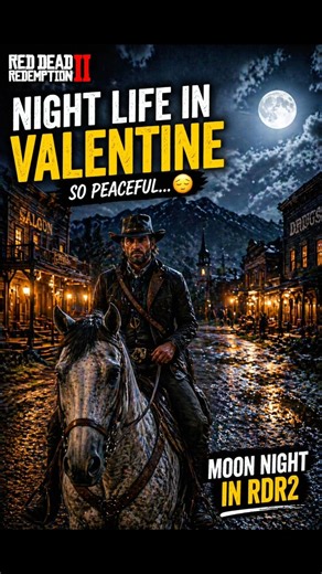 Night life in Valentine is so satisfying - Red Dead Redemption 2 Gameplay.