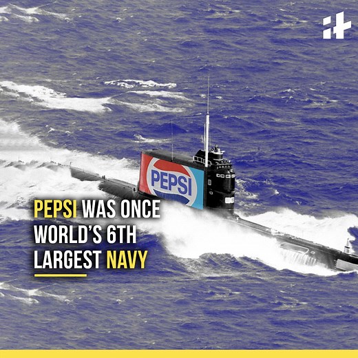 6.1K views · 49 reactions | Did you know Pepsi once owned the world's sixth-largest navy for a brief period? | Indiatimes | Facebook