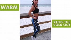 Wow! Get these one of a kind Thin Blue Line leggings. Amazing quality, ladies! Every sale supports a police charity ❤👮 Get one here ==> https://www.aafnation.com/collections/gear-accessories-ladies/products/thin-blue-line-flag-leggings?go=leggings | Officer Daniels