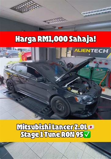 Harga RM1,000 Sahaja Weh! Mitsubishi Lancer 2.0L Tune ✅ Stage 1 Remap RON 95 Tune ✅ Untuk Remove Speed Cut✅ Jimat Petrol ✅ Lebih Responsive ✅ Naik HP dan TQ ✅ JC Racing 🇲🇾 Mitsubishi Lancer Tune ✅ Stock WHP: 102HP 133TQ Stage 1 WHP: 131HP 158TQ Mods: Full System Exhuast, Stock Intake System ✅ Whatsapp Or Call ✅👇👍 Jacky(Boss):012-211-3612 Travis(Advisor):016-213-5212 www.emptune.com www.jcracing.com.my #mitsubishi #lancer #tune #remap #stage1