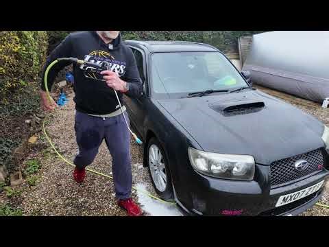 Subaru Forester Sti Maintenance wash and waffle