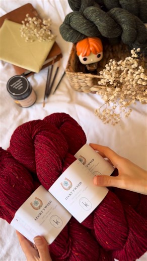 5.7K views · 356 reactions | Knitted a little Christmas magic ❤️ Pattern: https://linktr.ee/ritakhor link in my bio Yarn: kelbourne woolens lucky tweed ___ #christmassweater #knitting #knit #knittingpattern #knitting_inspiration #knittingtutorial #potterhead #knittingaddict #weasleysweater #christmasknitting #lettersweater #christmascrafts #knitting_inspire #knitterofinstagram #knittingforbeginners | RitaKhor | Facebook