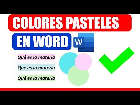 Como Resaltar Palabras En Word Con Colores Pasteles ✅